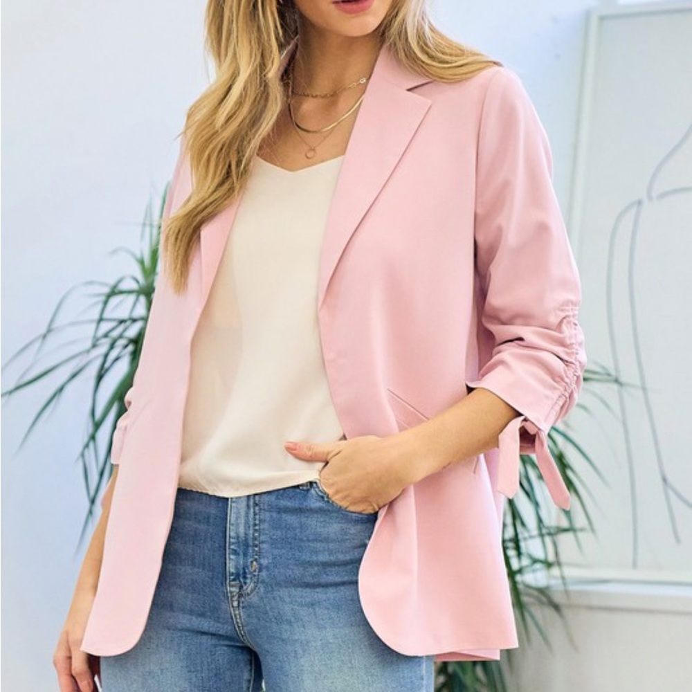 Pink Oversized Blazer